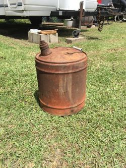 Old kerosene can