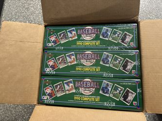 3 - 1990 Upper Deck Baseball Card Sealed Sets