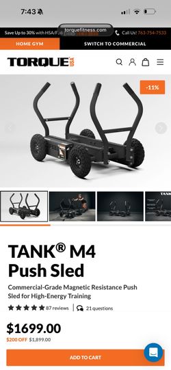 Torque Tank M4 sled