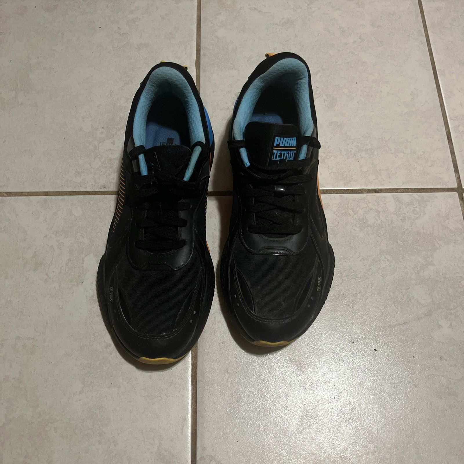 PUMA RS-X Boys Tetris 35th Anniversary 2019 Black Leather