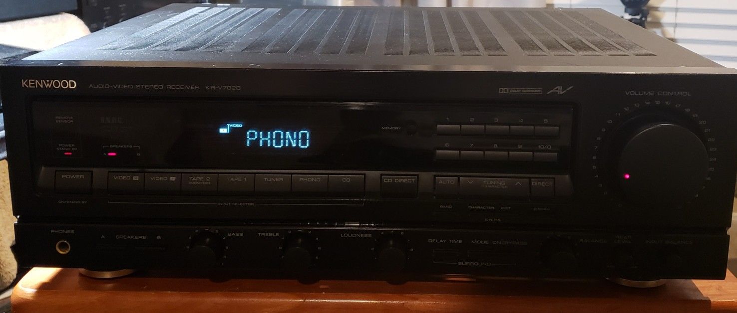 Vintage Kenwood KR-V7020
Audio Video Receiver