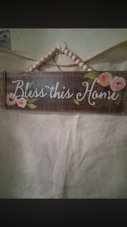 Wood sign 5x16.....3.00