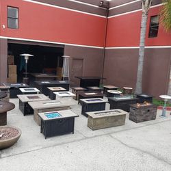 New Outdoor Patio Furniture Fire Pit Heater Propane Table