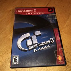 PS2 Game Greatest Hits GT Gran Turismo 3 A-SPEC 