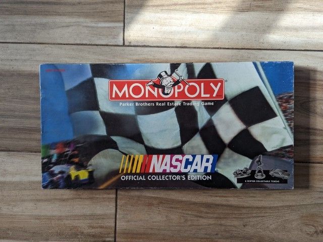 NASCAR Monopoly Official Collector's Edition Board Game~1997
