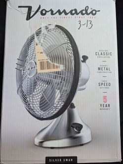 Vornado Silver Swan Whole Room Oscillating Table Top Fan ( will take best offer )