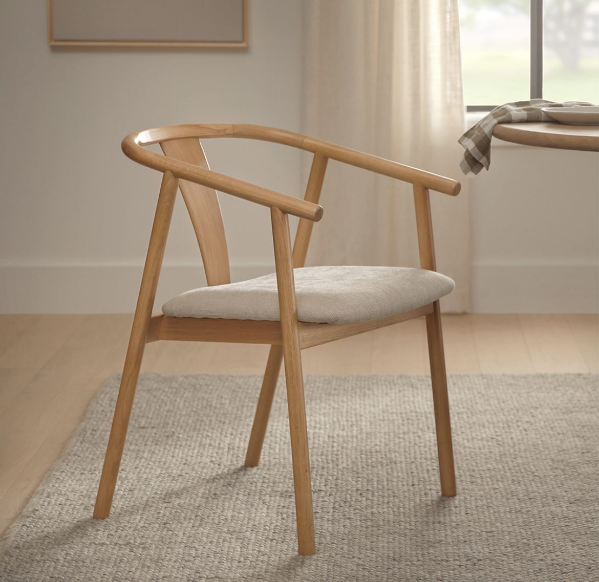 Two Brand New Fonra Santolina Gray Oak Dining Chairs By Article