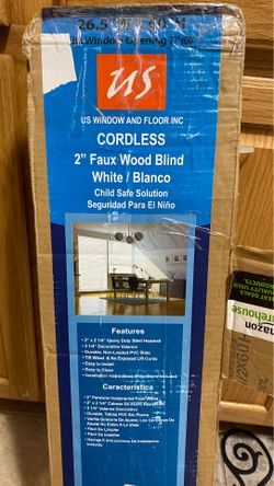 US Window And Floor 2" Cordless Blinds, White