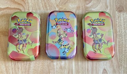LOT OF 3 - 151 mini tins pokemon
