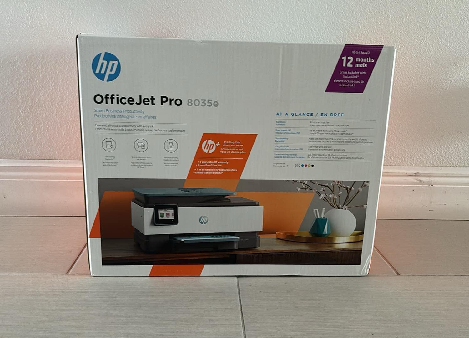 HP Office Jet Pro 8035E Printer