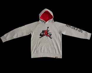 Jordan x Nike Air Gray Hoodie – Youth Size XL – Excellent Condition
