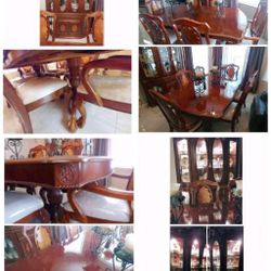 6 Set Dinning Table And China Set