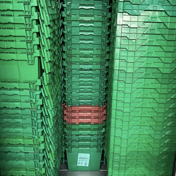 Heavy Duty, Stackable Green Totes