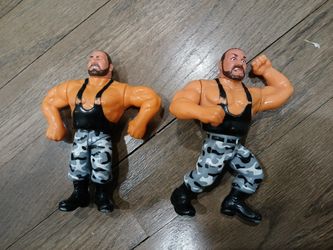 WWE  WWF Bushwhackers Luke and Butch Wrestling Action Figure 1991 Hasbro $40 OBO 