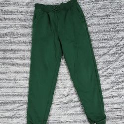 GAP kids green sherpa fleece lined jogger sweatpants