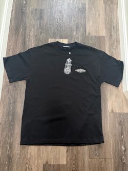 Chrome Hearts Black Graphic T-Shirt with Tags