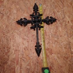 Vintage cast iron cross