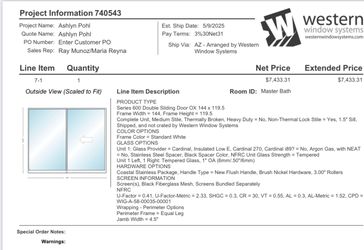 Western Window Systems Door