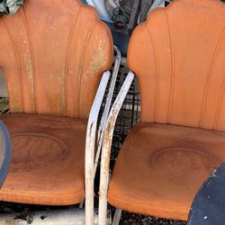 Rustic Vintage Arvin Motel Chairs..Pre WW 2