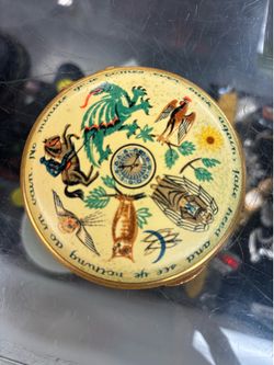 Vintage powder and mirror