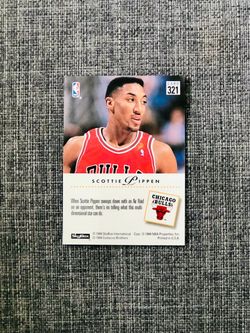 1994 SkyBox Scottie Pippen Chicago Bulls Card #321