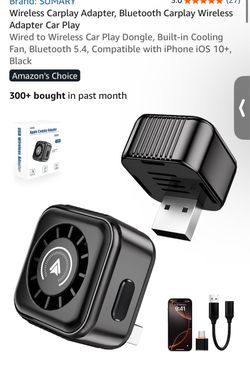 Wireless CarPlay Adapter – Bluetooth 5.4 – Brand New