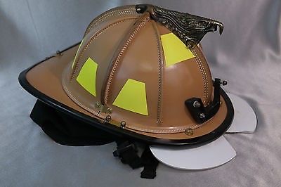 Paul conway leather composite fire helmet