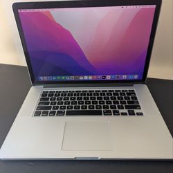 2015 MacBook Pro 15in 16gb/256gb