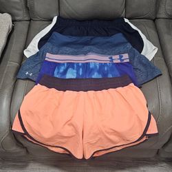 4 Women's Activewear Shorts LOT 