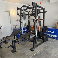 Smith Machine 2001 | Multi-Use Adj Bench | Gym Equipment | Fitness | Squat Rack | Excercise |🔴WEIGHTS AND BARBELL SOLD SEPARATELY 🔴 FREE DELIVERY 🚚