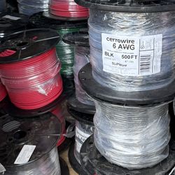#6 THHN Wire 500ft Stranded Copper Wire New 