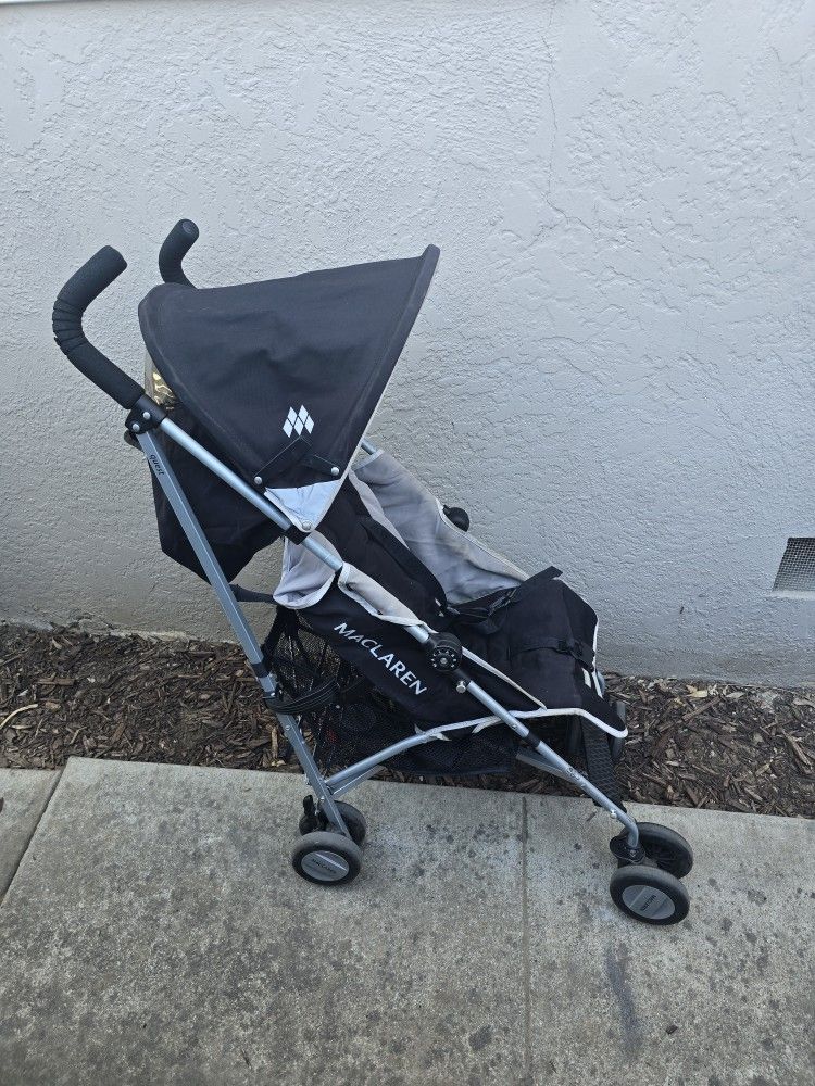 MACLAREN Quest Single Stroller Lightweight Foldable Black Grey