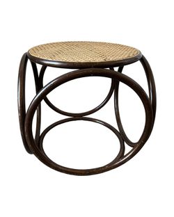 Mid Century Thonet Style Bentwood Footstool