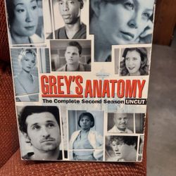 Uncut 2nd Seson Grays Anatomy 6 Disc Set