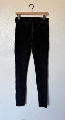 American Eagle women’s stretch black skinny jeans size 4 X-Long