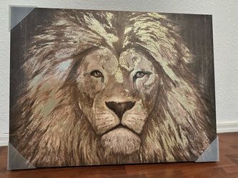 Brand new lion painting