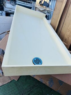 Hi everyone  we have this new shower base  this is ready to install tiles also comes with drain piece  Hurry we have this one sale for only $575 no ta