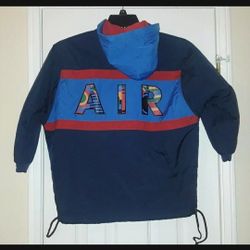 Vintage Boys Nike Air Gray Tag Windbreaker Jacket Size S(8)
