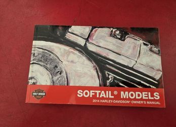 2014 OEM Harley Davidson Softail Owner Manual