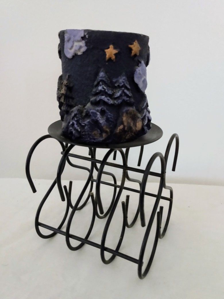 Decorative Candle Holder And Candle