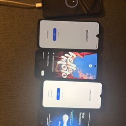 Lot of 5 mix model , Samsung Smartphones