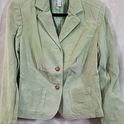 Charter Club Lite Green Suade Jkt