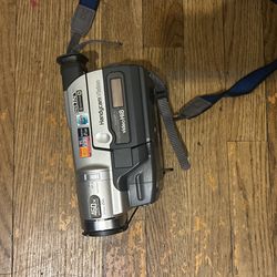 Sony Handycam With One Unopened Tape Includes Carry Bag And Instructional Booklet