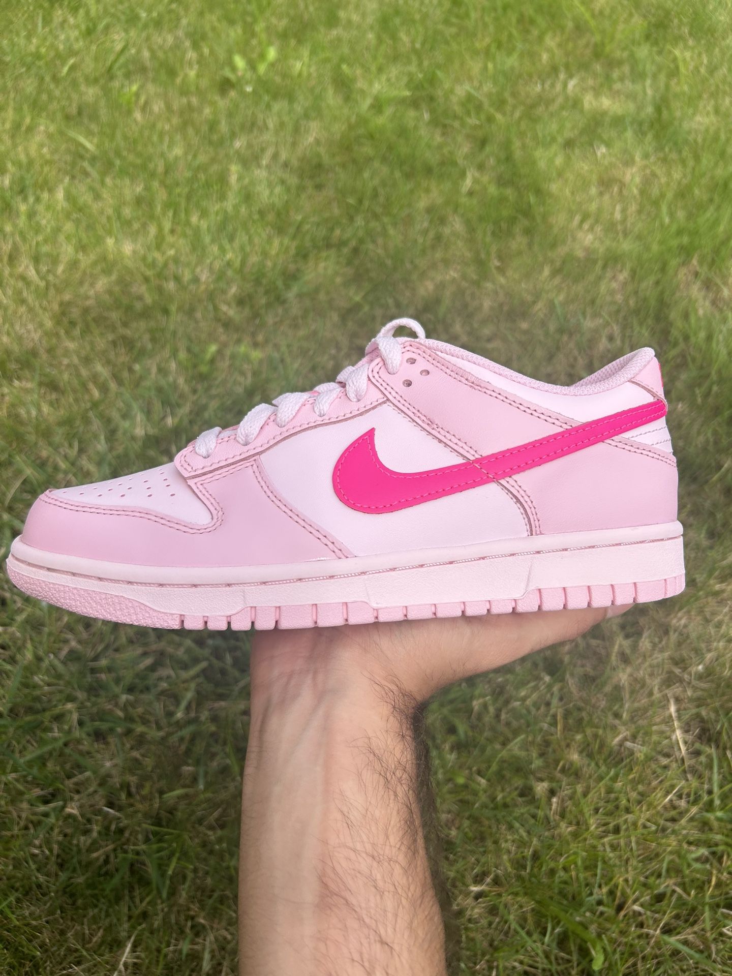 Nike Dunk Low Triple Pink (GS) Size 7Y Brand New