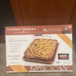 Copper Crisper Air Fryer Tray For Oven