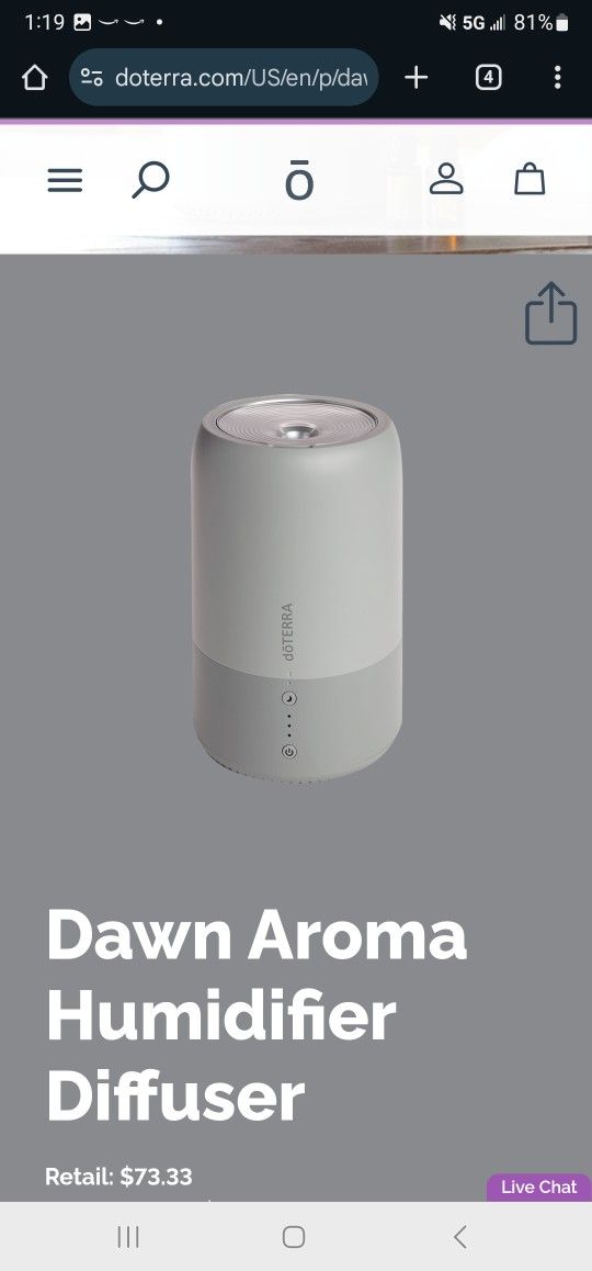 DōTERRA Dawn Humidifier