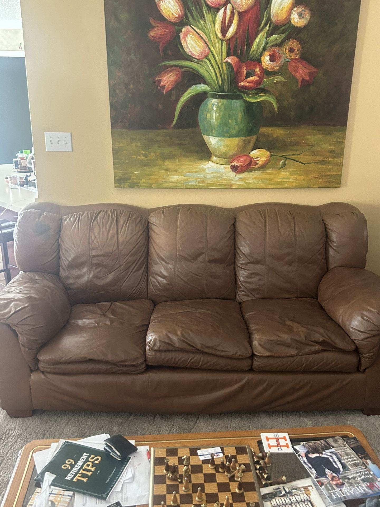 Leather Couch