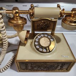 Vintage rotary dial phone