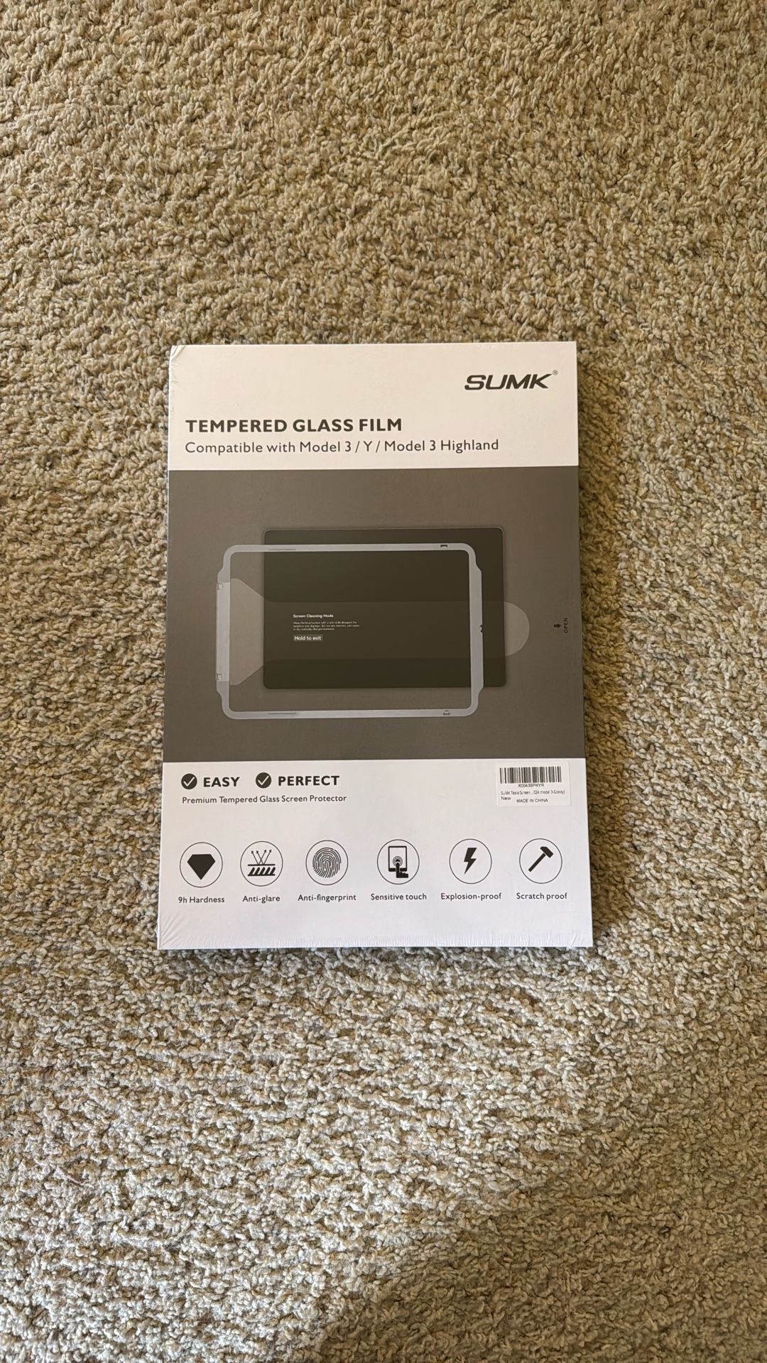 Tesla Model 3/Y Tempered Glass Film