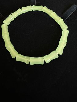 Bamboo Shape Jade Style Bracelet 